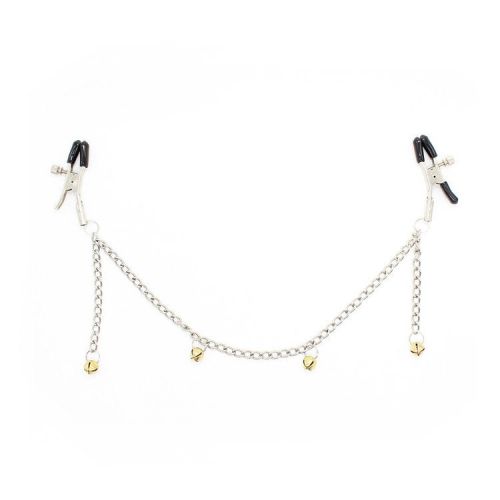 Metal Nipple Clamp with Metal Chain for Women Fetish to Breast Labia Clip Stimulation Massager Bdsm Bondage Sex Products