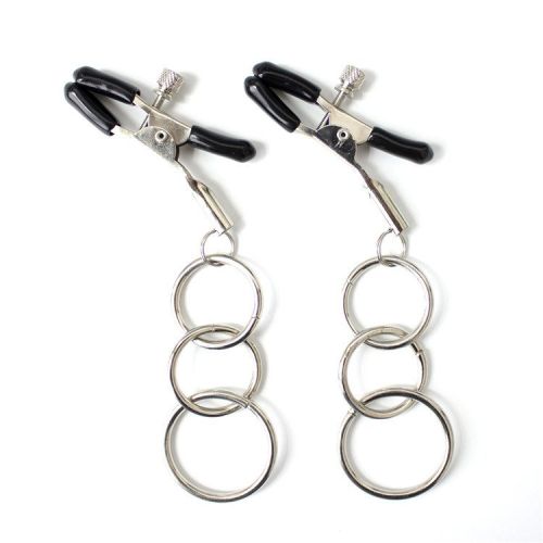 Metal Nipple Clamp with Metal Chain for Women Fetish to Breast Labia Clip Stimulation Massager Bdsm Bondage Sex Products